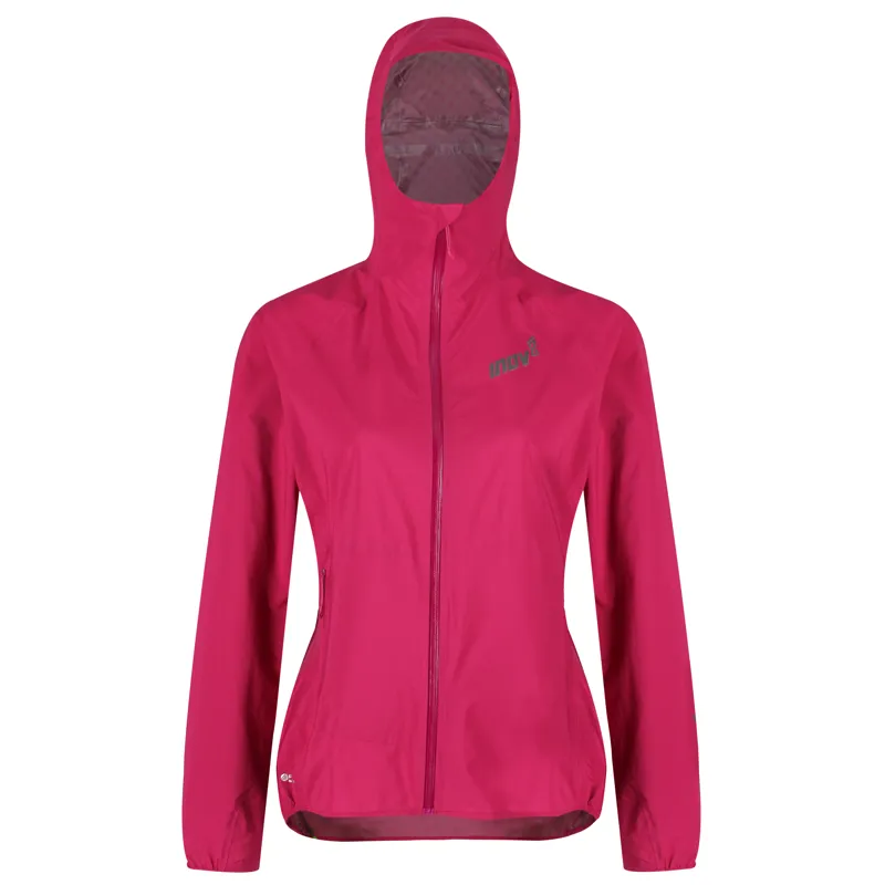 Inov8 Stormshell FZ Women's Waterproof Running Jacket in Pink-2